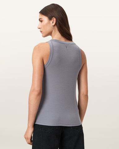 Rina Crew Neck Sleeveless Tank Top