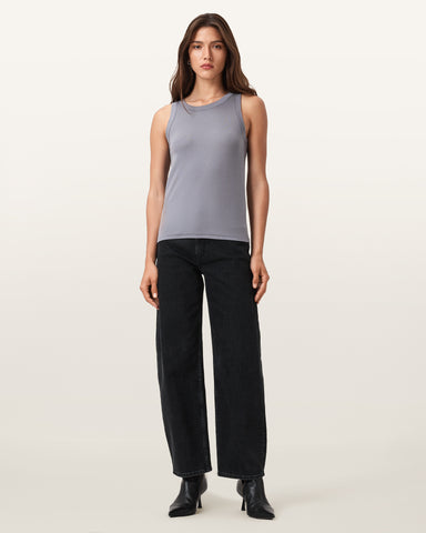 Rina Crew Neck Sleeveless Tank Top
