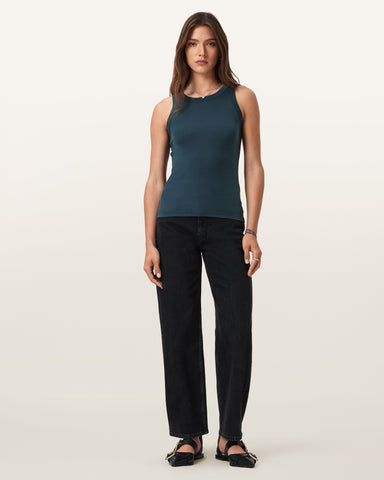 Rina Crew Neck Sleeveless Tank Top