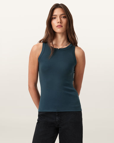 Rina Crew Neck Sleeveless Tank Top