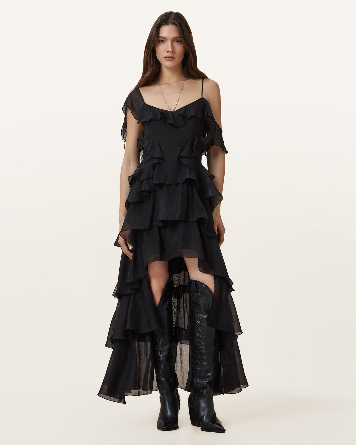 Sienna Ruffled Maxi Dress