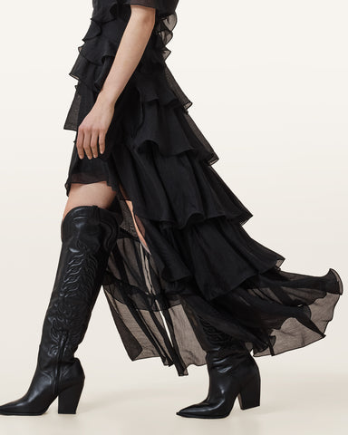 Sienna Ruffled Maxi Dress