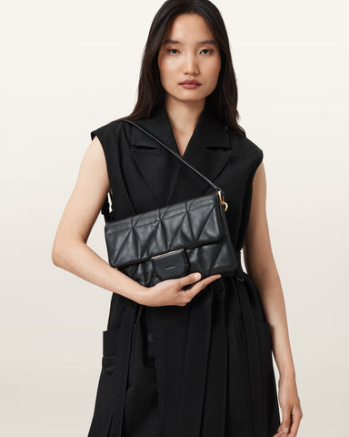 Ondine Quilted Leather Shoulder Bag