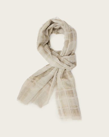 Rumi checked scarf