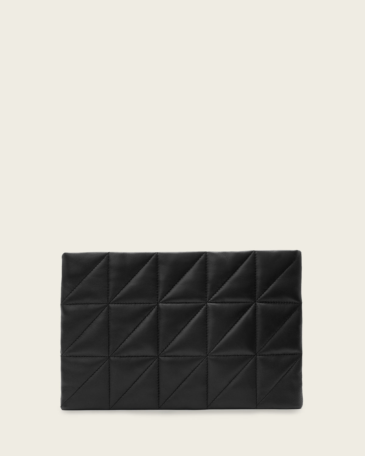 Bettina Leather Quilt Clutch Bag