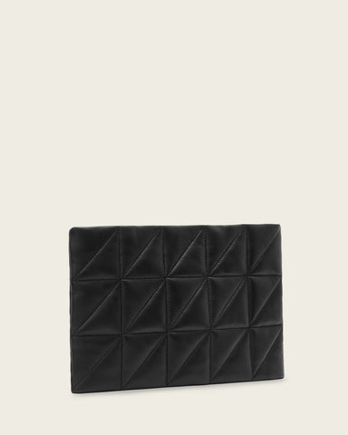 Bettina Leather Quilt Clutch Bag