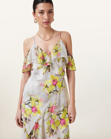 Grace Floral Print Midi Dress