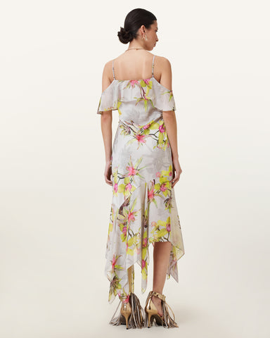 Grace Floral Print Midi Dress