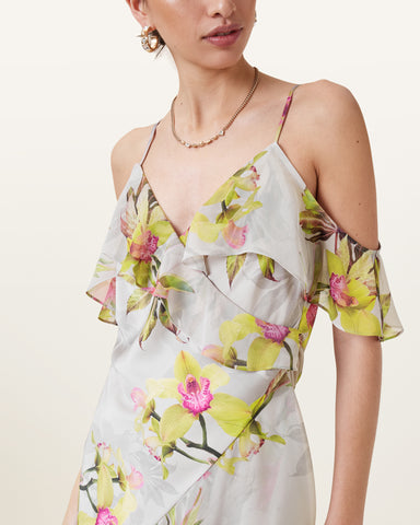 Grace Floral Print Midi Dress