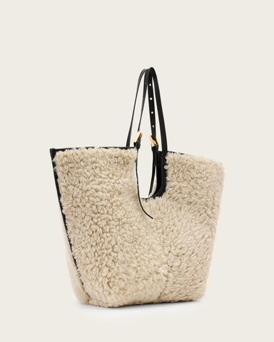 Ara Shearling Tote Bag
