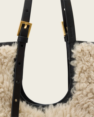 Ara Shearling Tote Bag