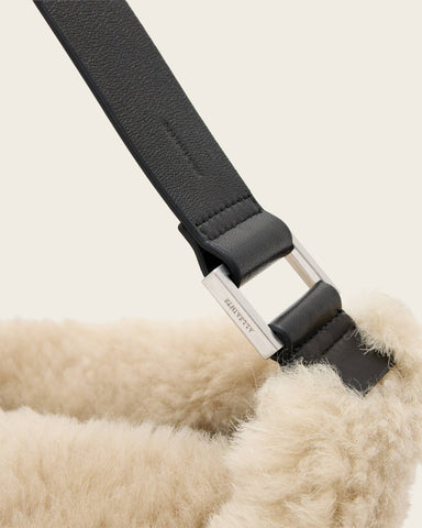Luna Shearling Shoulder Bag