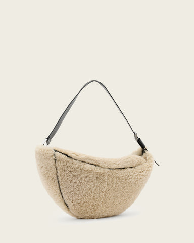 Luna Shearling Shoulder Bag