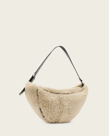 Luna Shearling Shoulder Bag