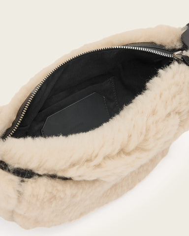 Luna Shearling Crossbody Bag