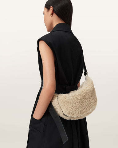 Luna Shearling Crossbody Bag