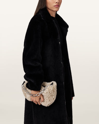 Madea Mini Shearling Crossbody Bag