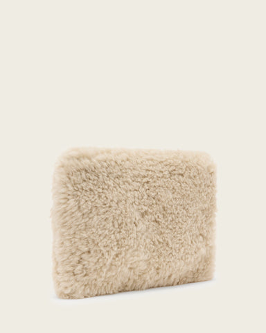 Bettina Shearling Clutch Bag