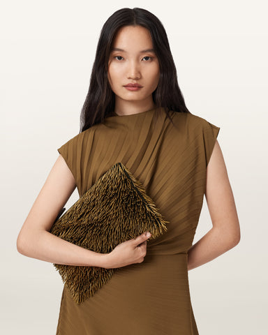 Bettina Beaded Clutch Bag