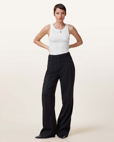 Rina Crew Neck Sleeveless Tank Top