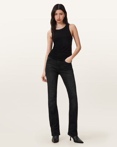 Rina Crew Neck Sleeveless Tank Top