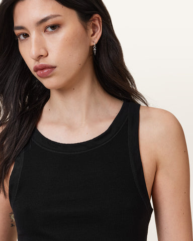Rina Crew Neck Sleeveless Tank Top