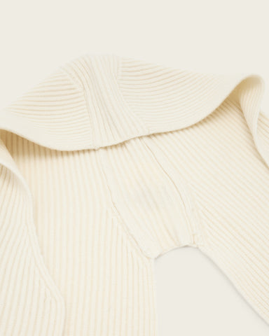 Wren Hooded Wool Scarf