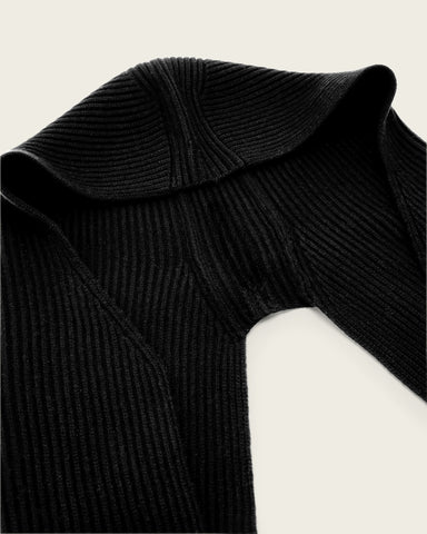 Wren Hooded Wool Scarf