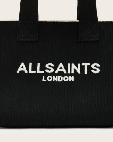 Izzy Logo Print Knitted Mini Tote Bag