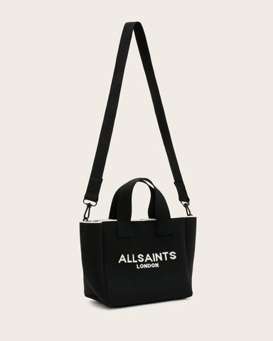 Izzy Logo Print Knitted Mini Tote Bag