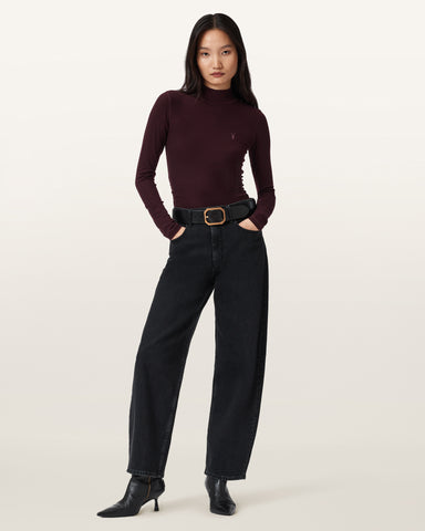 Rina Long Sleeve Roll Neck T-Shirt