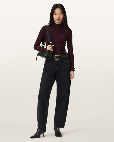 Rina Long Sleeve Roll Neck T-Shirt