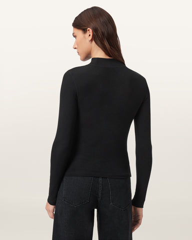 Rina Long Sleeve Roll Neck T-Shirt