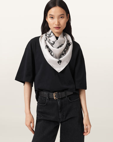 Vida Diamond Silk Scarf