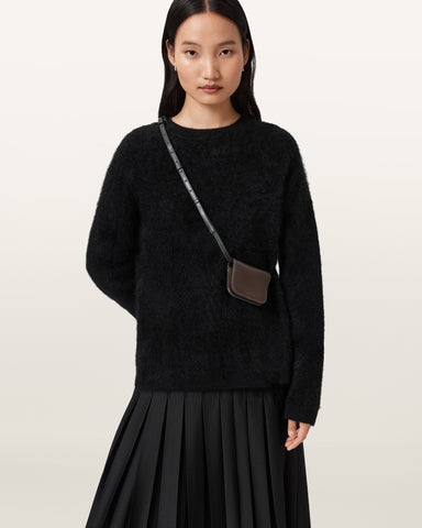 Maeve Leather Cardholder Crossbody