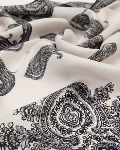 Zora Paisley Square Scarf