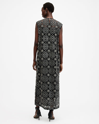 Iliana Embellished Relaxed Fit Maxi Dress