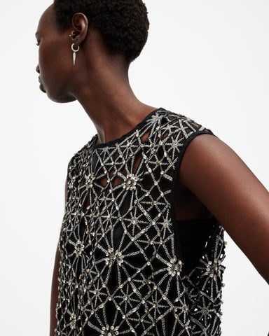 Iliana Embellished Relaxed Fit Maxi Dress