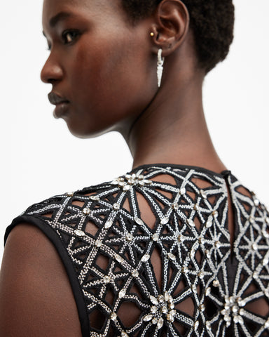 Iliana Embellished Relaxed Fit Maxi Dress