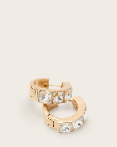 Nyx Crystal Hoop Earrings