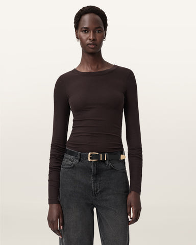 Rina Long Sleeve Crew Neck T-Shirt