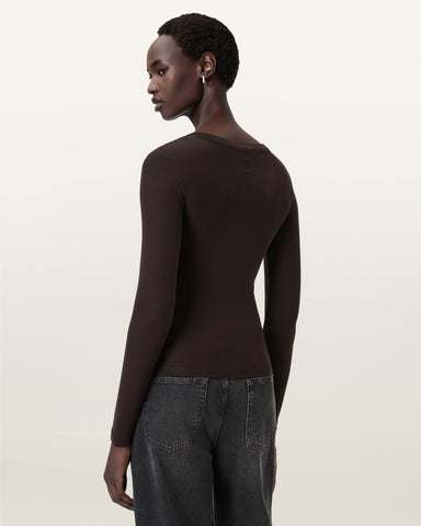 Rina Long Sleeve Crew Neck T-Shirt