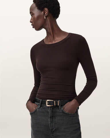 Rina Long Sleeve Crew Neck T-Shirt