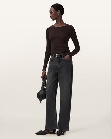 Rina Long Sleeve Crew Neck T-Shirt