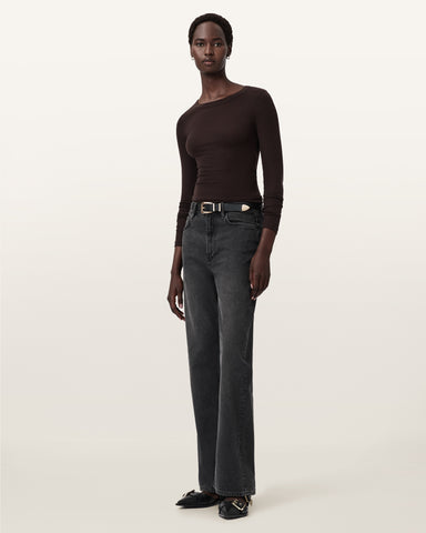 Rina Long Sleeve Crew Neck T-Shirt