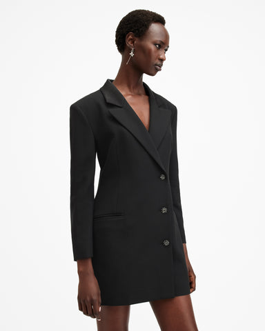 Erykah Slim Fit Mini Blazer Dress
