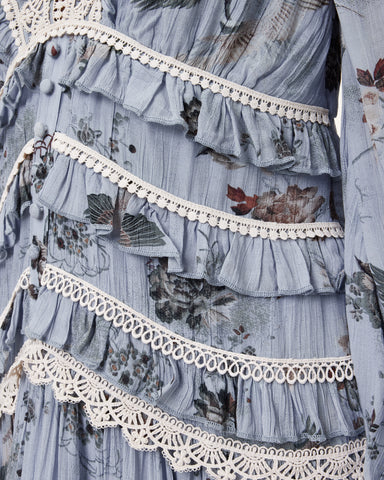 Zora Ruffled Woven Mini Dress