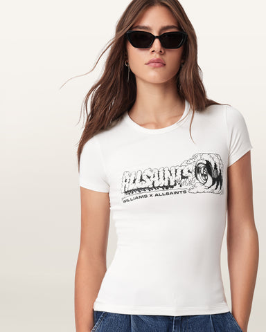 Williams X AllSaints Burnout Stevie T-Shirt