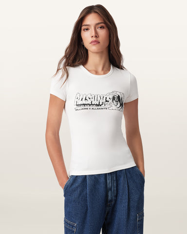 Williams X AllSaints Burnout Stevie T-Shirt