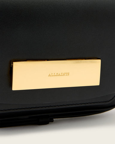 Etta Leather Satchel Crossbody Bag